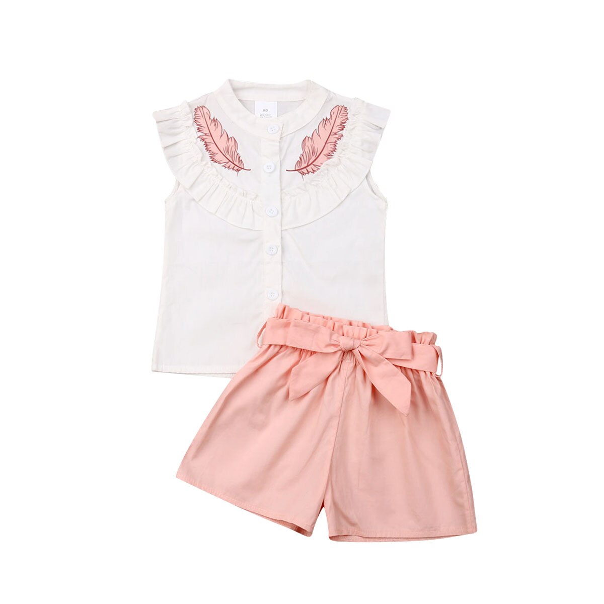 1 6T Little Girls Summer Clothes Set Toddler Baby
