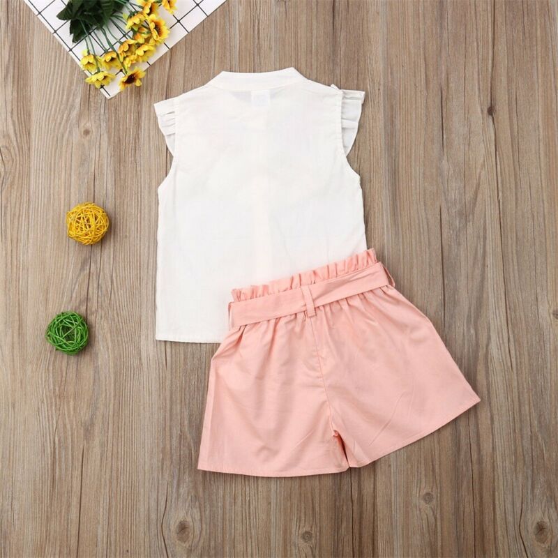 1 6T Little Girls Summer Clothes Set Toddler Baby
