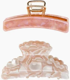 Pynk's Rose Gold Hair Clips Set